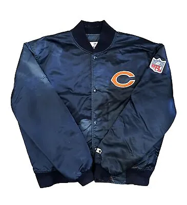 Xxl Vintage Starter Chicago Bears Jacket Pro Line Used Rare • $124.99