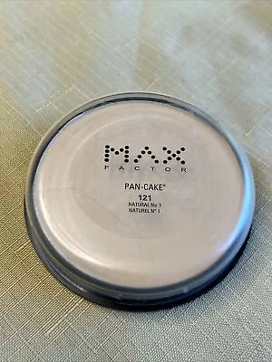 Max Factor Pan-Cake #121 Natural # 1 Original - Please Read- • $112