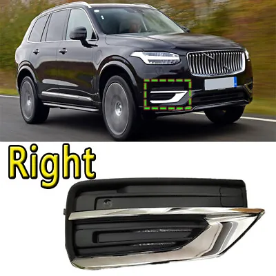 For Volvo XC90 2020-2021 Fog Lamp Grille ABS Front Bumper Fog Light Grille Right • $84.70