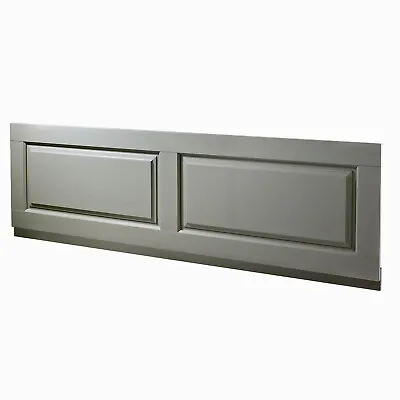 Chiltern Front/end High Gloss Stone Grey Wood Mdf Adjustable Bath Panel & Plinth • £64.99