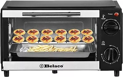 BTO-109N Mini 9L Toaster Oven Tabletop Cooking Baking Portable Oven 750w • £32.77