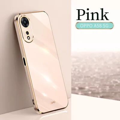 For Oppo A79 A58 A78 A98 A38 Reno 10 8 Find X5 Slim Shockproof Plating Soft Case • $13.99