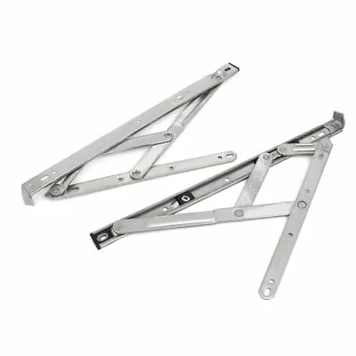$40.11 • Buy 304 Stainless Steel 14-inch Casement Window Friction Hinge 4 Bar 2pcs