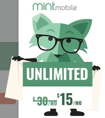 Mint Mobile $15 Unlimited + $15 Bill Credit + $15 Bonus - SEE FULL DESCRIPTION • $0.99