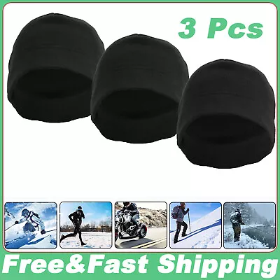 3 Pack Military Tactical Skull Caps Winter Warm Fleece Windproof Ski Beanie Hats • $11.11