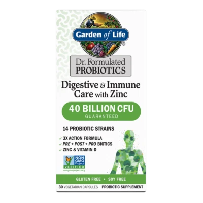 $14.39 • Buy Garden Of Life Probiotics Digestive And Immune Care With Zinc (Exp. 07/2023)