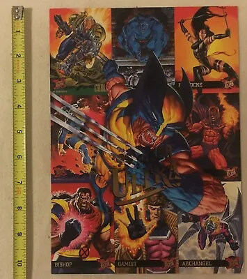 Marvel X-Men Ultra 95 Oversized 9-Card Promo Sheet - 1995 Fleer Ultra • $5