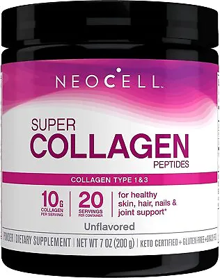 Neocell - Super Collagen Powder Type 1 & 3 Collagen Peptides 7oz (200 G) • $19.44