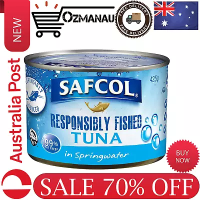 Safcol Australia SAFCOL Tuna In Springwater 425G Can 12 Pack 1 X 5.10 Kg | AU • $77.25