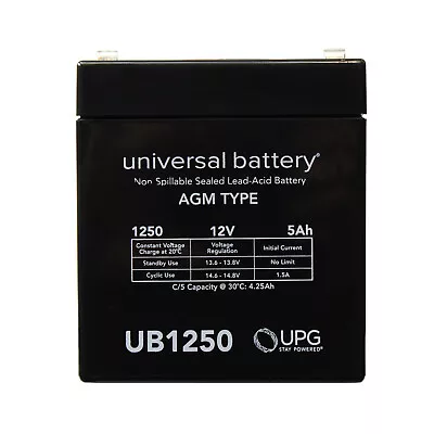 12V 5AH Sealed Lead Acid (SLA) Battery For UB1250 6FM5 Wheelchair Scooter AGM • $19.99