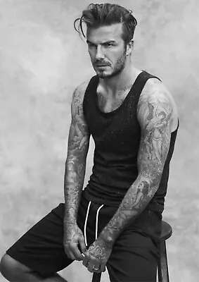 David Beckham Tattoo Model Poster • £10.99