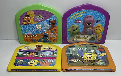 Fisher Price InteracTV Dora Spongebob Barney Elmo Learning System DVD Lot • $35