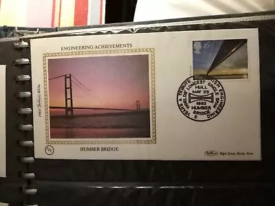 £2.25 • Buy (53953) GB Benham FDC Engineering Humber Bridge Hull 1983 And Iolair 