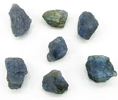 100.00 Ct Natural Raw Tanzanite Gemstone Rough Crystal Specimen 7 Pcs Lot - ZR02 • £16.63