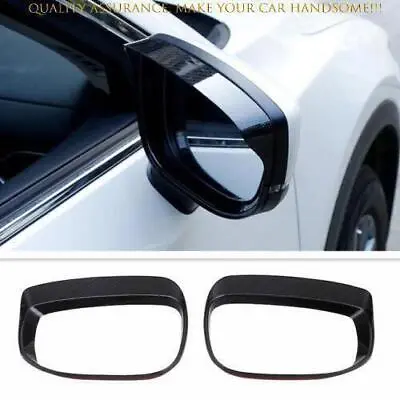 For Mazda CX-5 2017-2024 Carbon Fiber Look Rear View Mirror Frame Molding Trim • $25.68