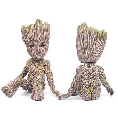 6CM Groot Figure Guardians Of The Galaxy Baby Pen Flowerpot Pot Hot Toy Gifts • £2.70