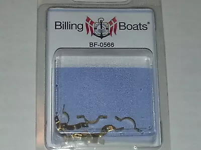 BILLING BOATS - BF-0566 Mast Fittings (10) 10 X 16mm BRAND NEW BRASS • $5