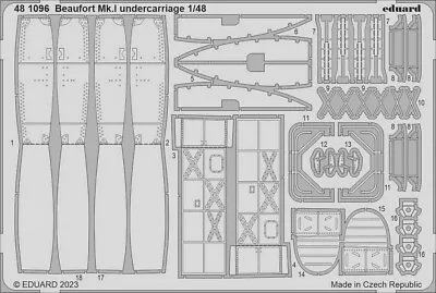 Eduard 1/48 Bristol Beaufort Mk.I Undercarriage Detail Set For ICM Kits • $36.50