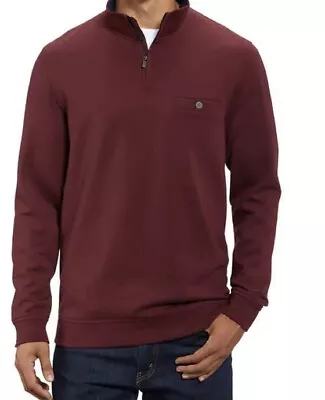 KIRKLAND Signature Men’s Quarter 1/4 Zip Pullover Sweater - Size L - (NWT) • $5.99