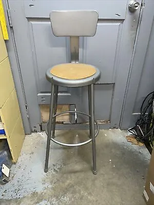 Vintage Kruger Industrial Stool Drafting Stool. • $95