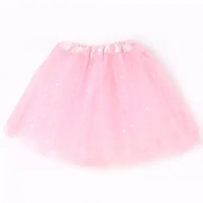 Pink Net Childrens Tutu Triple Layered Dance Ballet Fancy Dress Costume Party UK • £6.45