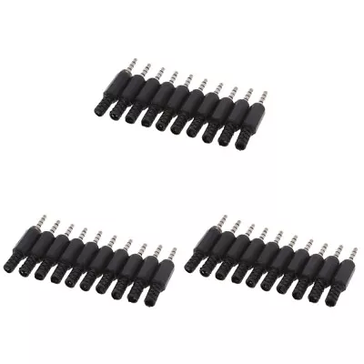 30 Pcs Stereo Plug For Cell Phones 3. 5mm Audio Connector Replacement • £15.99