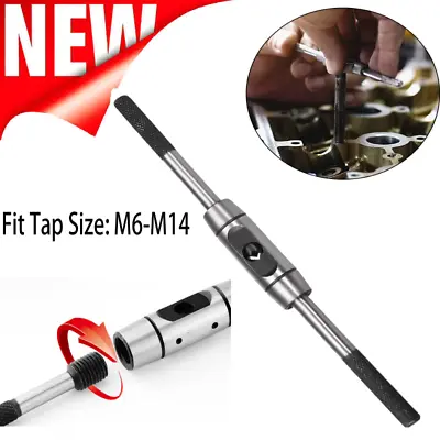 Tap Wrench Handle M6-M14 Adjustable Bar Taps Holder Tap Reamer Wrench • £9.86