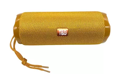 Bluetooth Wireless Speaker Waterproof Double Bass Answers Phone Golden NEW • $15