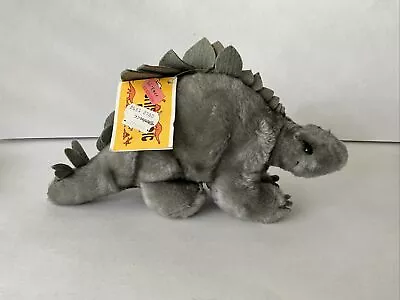 DAKIN Vintage 1978 Prehistoric Pets Gray  STEGOSAURUS Dinosaur Plush Brand New • $34.99