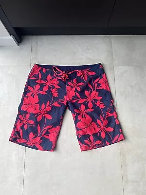 Animal Womens Board Shorts Boardshorts Hawaiian Floral Size 16 Surf Surfing SUP • £14