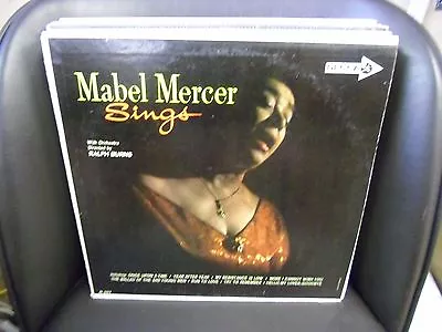 MABEL MERCER Sings LP VG+ 1964 Decca DL 4472 MONO • $10