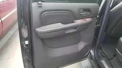 14 Cadillac Escalade Esv Door Panel Rear Left Driver Black Leather • $153