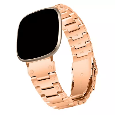 Metal Stainless Steel Watch Band Wrist Strap For Fitbit Versa 4/3/Sense 2/Sense • $29.99