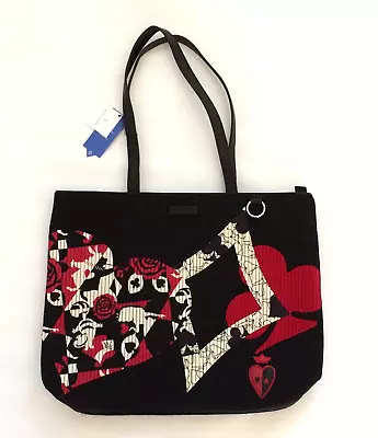 Disney Vera Bradley Alice In Wonderland Painting The Roses Red Tote Bag Purse • $124.95