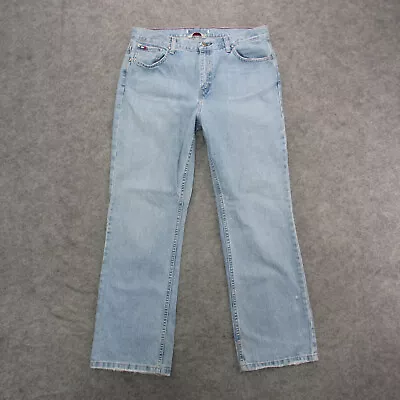 Vintage Y2K Mudd Jeans Women's 14/15 Blue Light Wash Boot Cut Jeans • $19.98