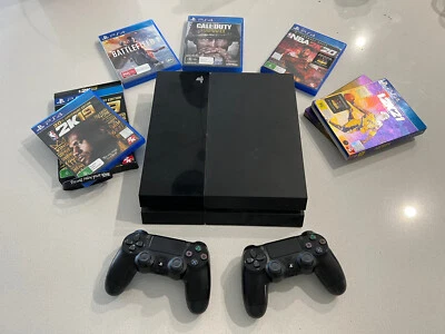 $192.50 • Buy Sony Playstation 4 1TB Home Console - Black. 2 Controllers And 5 Games