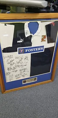 $500 • Buy 1998 London Broncos Signed Jersey In Frame - Super League Team