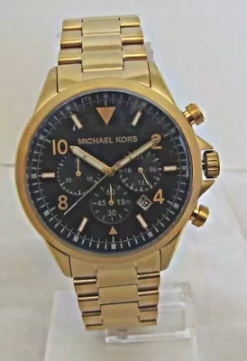 Michael Kors Men's Gage Gold-tone Chronograph Watch - MK8827 • $139.50