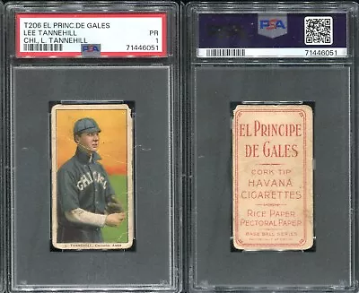 T206 Lee Tannehill With L. ~~ PSA 1 ~~ El Principe De Gales EPDG Back SHARP • $169.99