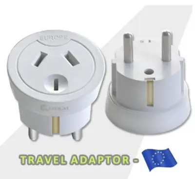 $14.95 • Buy Travel Adapter Power Socket To Plug Australia AU To Europe Bali Tahiti Noumea