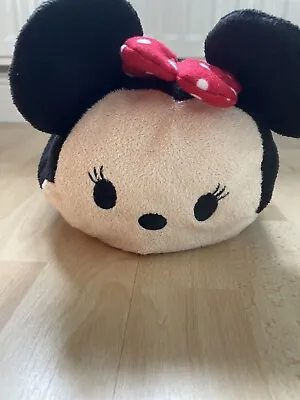 Disney Tsum Tsum Large Minnie Mouse Plush Toy-Cushion/pillow 13  33cm • £8