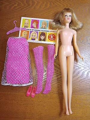 Vintage #1208 Silver Cage 1968 Mod Barbie Friend FRANCIE Mattel DOLL INCLUDED 💖 • $75