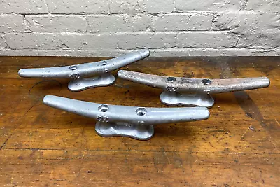 3 Vintage Wilcox Crittenden 10  Cleats ~ Galvanized Maritime Use Or RePurpose! • $74