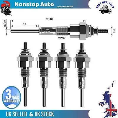 4X Glow Plugs For LEYLAND 154 Tractor 1971-1982 GLP130 • £14.99