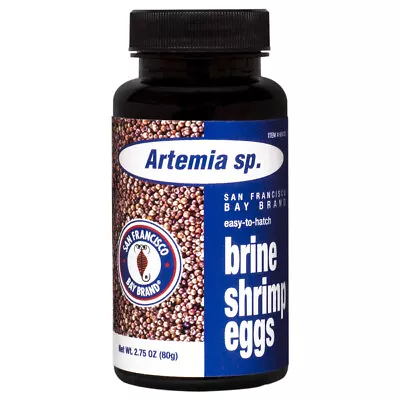 San Francisco Bay Brand Brine Shrimp Eggs 80 Gram Jar Easy Hatch Live Fish Food • £33.74