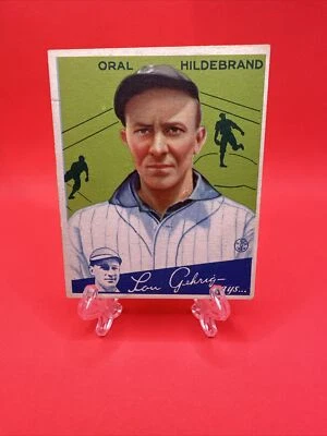 $15 • Buy 1934 Goudey #38 Oral Hildebrand - VG+