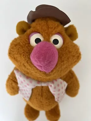 Vintage Fozzie Bear Plush Muppets Fisher Price 1976 Doll 14  Stuffed Animal 851  • $19