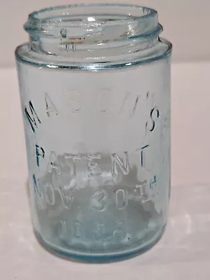 Mason's Patent 1858 Midget Fruit Jar • $22