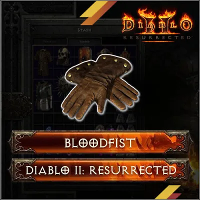 Bloodfist 20 ED - Diablo 2 Resurrected D2r Diablo 2 PC/PS4/PS5 Ladder - Non-Ladd • $1