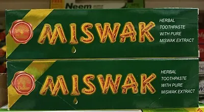 Dabur Miswak Herbal Toothpaste Pack Of 2 - 100g • £10